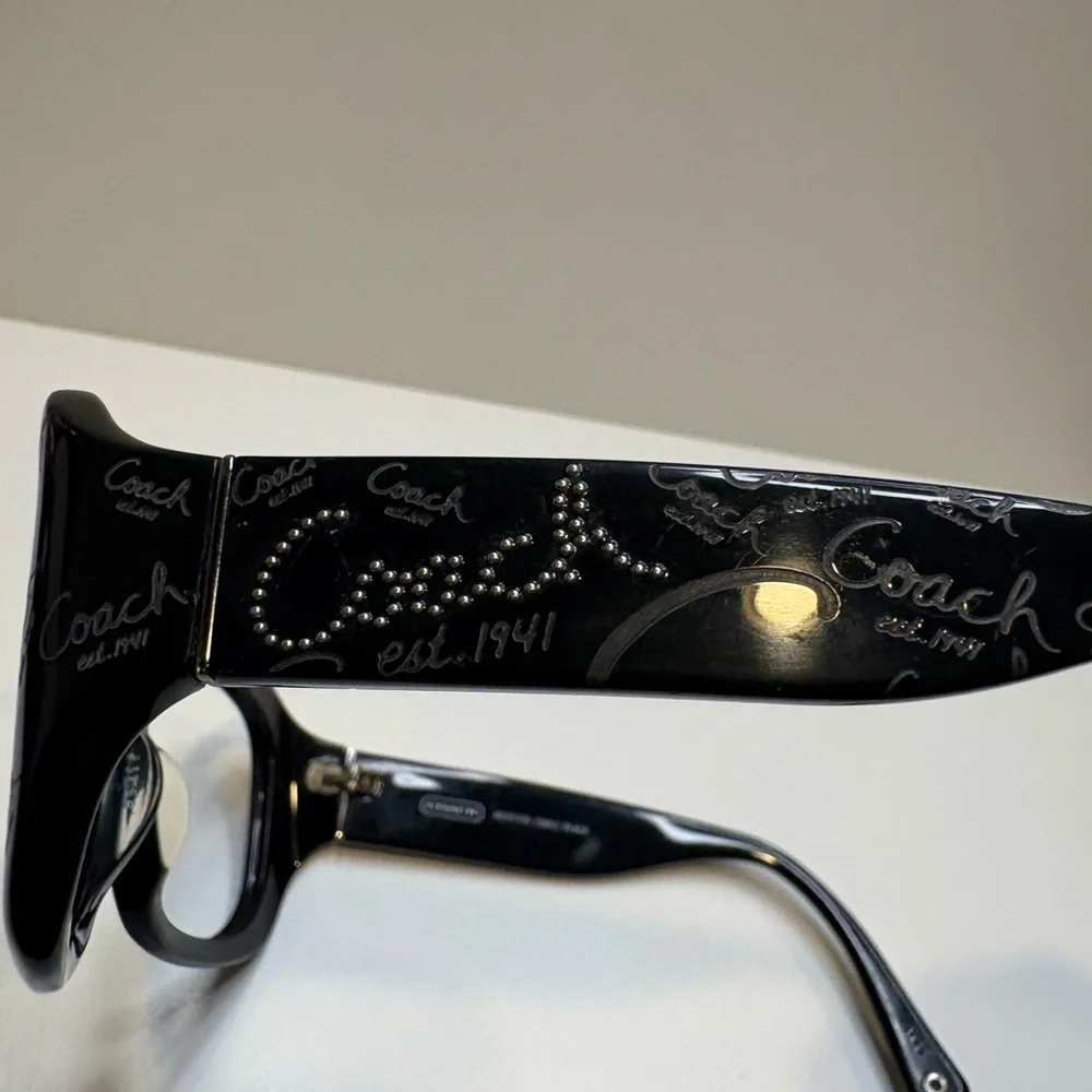 COACH KIERSTIN (S802) BLACK COACH SUNGLASSES 55•17•130 SUNGLASSES FRAMES ONLY - Picture 6 of 12